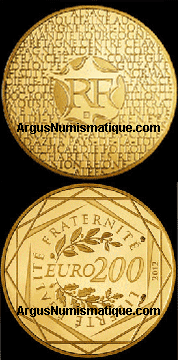 200 Euros des régions Monnaie de Paris 2012